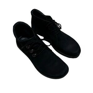 Ecco latex black boots womens size 37